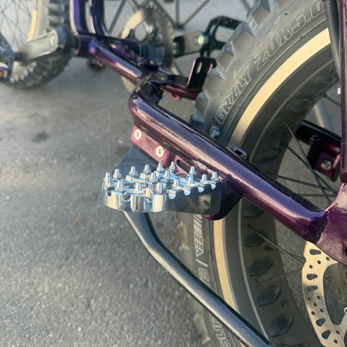 Passenger pegs for all e-bikes