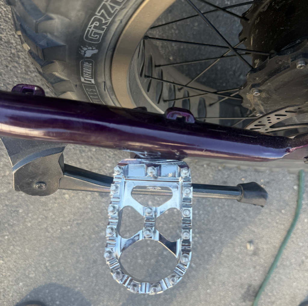 Passenger pegs for all e-bikes